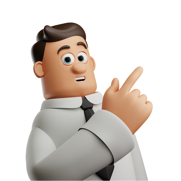Tom pointing